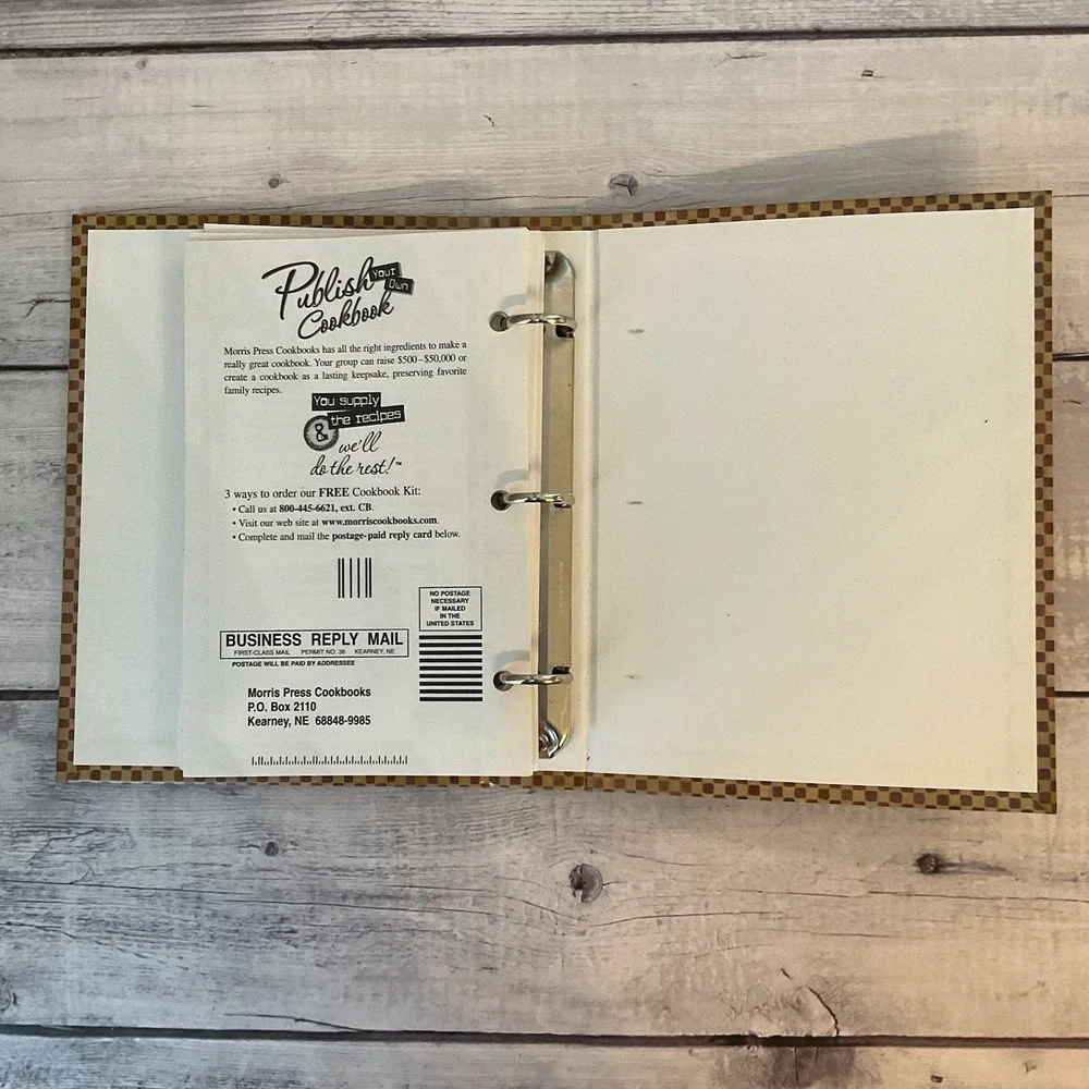 Book Of RUTH Cookbook Quail Springs Baptist Church Oklahoma City 3 Ring Binder